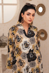 2 Piece Ready To Wear Beige Viscose Suit - ZN-98 - ZAINOOR