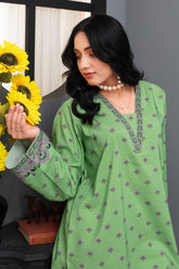 2 Piece Ready To Wear Green Viscose Suit - ZN-97 - ZAINOOR
