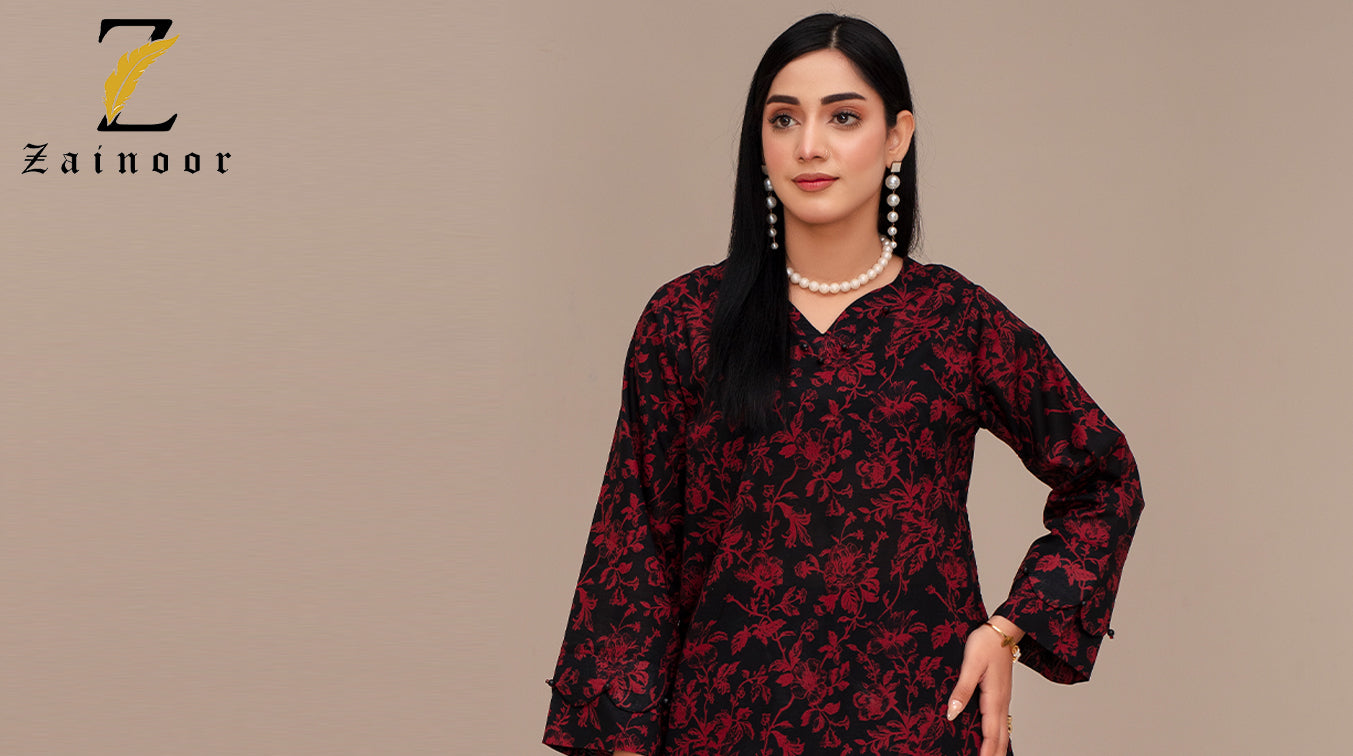 Stylish Cotton Pret Dresses Online by Zainoor – Comfortable & Trendy