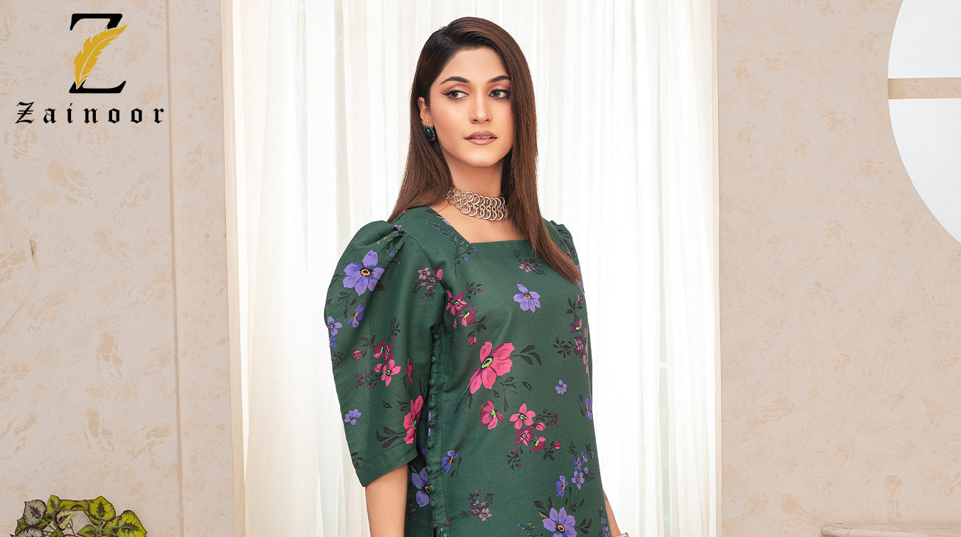 Complete Guide to the 2 Piece Ready-to-Wear Bottle Green Cotton Suit