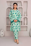 2 Piece Ready To Wear Green Viscose Suit