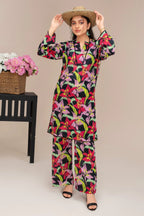 2 Piece Ready To Wear Black Dobby Suit - ZN-47 - ZAINOOR