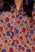 2 Piece Ready To Wear Tea Pink Lawn Suit - ZN-31 - ZAINOOR