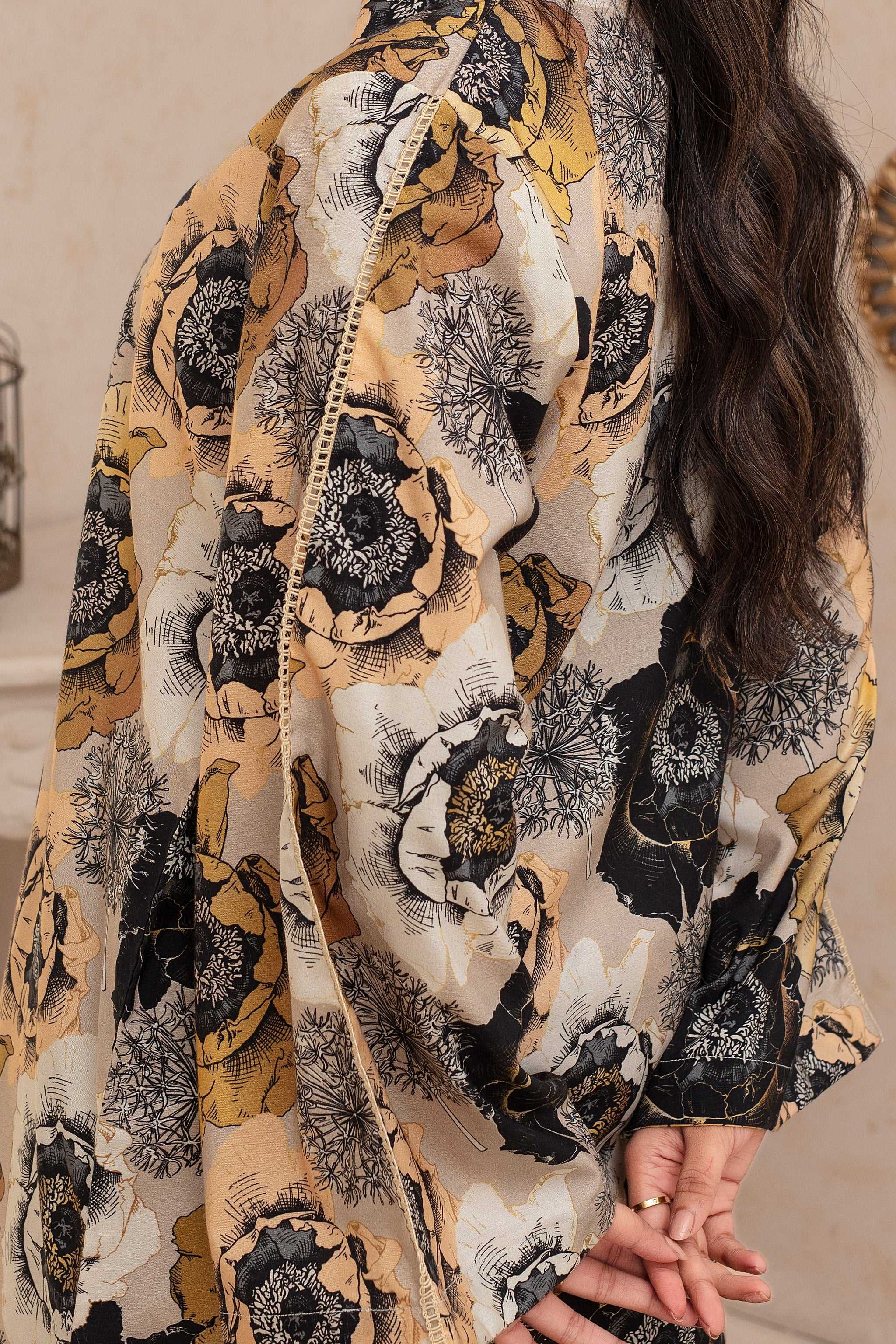 2 Piece Ready To Wear Beige Viscose Suit - ZN-98 - ZAINOOR