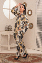 2 Piece Ready To Wear Beige Viscose Suit - ZN-98 - ZAINOOR