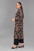 2 Piece Ready To Wear Black Viscose Suit - ZN-148 - ZAINOOR