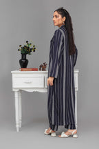 2 Piece Ready To Wear Black Viscose Suit - ZN-03 - ZAINOOR