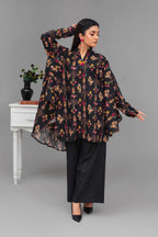 2 Piece Ready To Wear Black Viscose Suit - ZN-09 - ZAINOOR