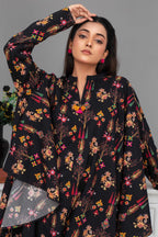 2 Piece Ready To Wear Black Viscose Suit - ZN-09 - ZAINOOR