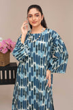 2 Piece Ready To Wear Blue Abstract Viscose Suit - ZN-122 - ZAINOOR