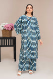 2 Piece Ready To Wear Blue Abstract Viscose Suit - ZN-122 - ZAINOOR