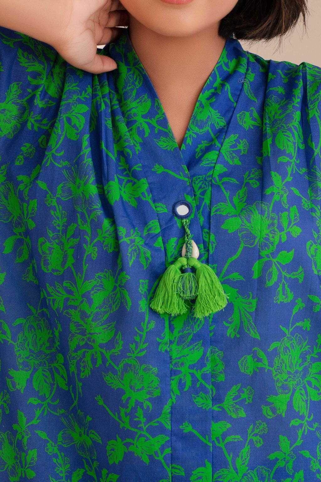 2 Piece Ready To Wear Blue Cotton Suit - ZN-118A - ZAINOOR