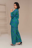 2 Piece Ready To Wear Blue Cotton Suit - ZN-118A - ZAINOOR