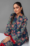 2 Piece Ready To Wear Blue Floral Cotton Suit - ZN-73 - ZAINOOR