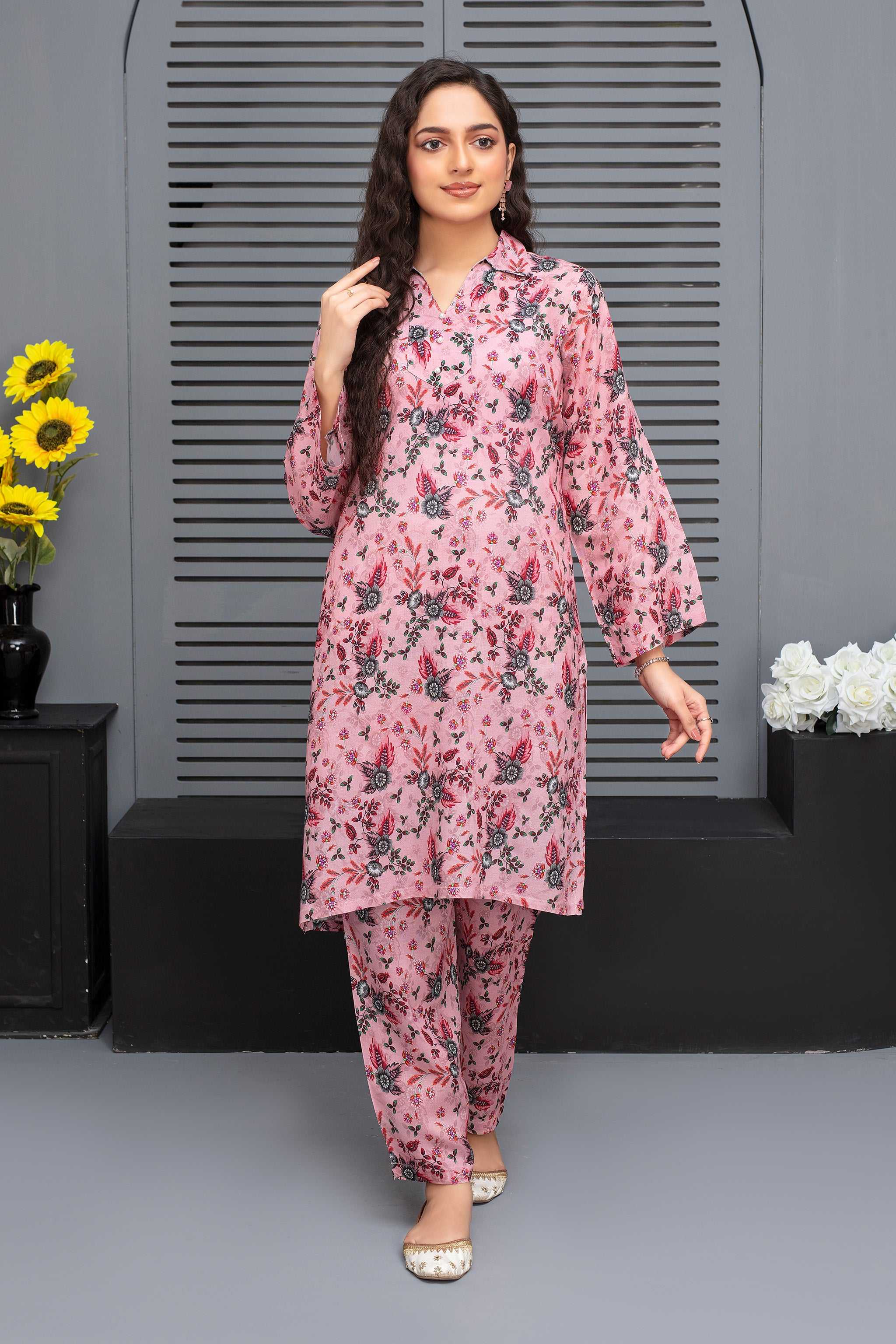 2 Piece Ready To Wear Blue Lawn Suit - ZN-37 - ZAINOOR Main image
