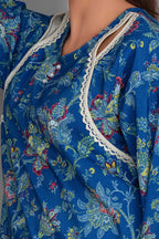 2 Piece Ready To Wear Blue Viscose Suit - ZN-139 - ZAINOOR