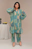 2 Piece Ready To Wear Green Cotton Suit - ZN-52 - ZAINOOR