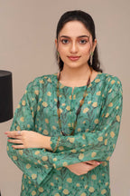 2 Piece Ready To Wear Green Lawn Suit - ZN-33 - ZAINOOR