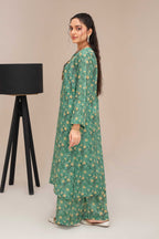 2 Piece Ready To Wear Green Lawn Suit - ZN-33 - ZAINOOR