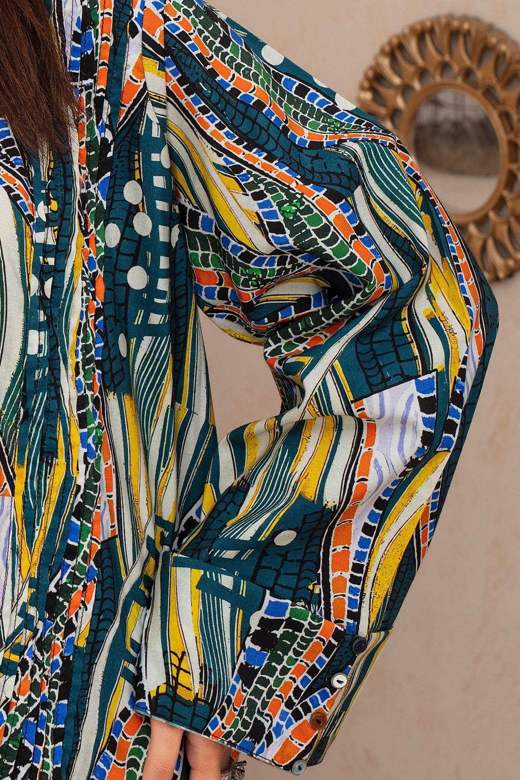 2 Piece Ready To Wear Green Viscose Suit - ZN-97 - ZAINOOR