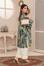 2 Piece Ready To Wear Green Viscose Suit - ZN-97 - ZAINOOR