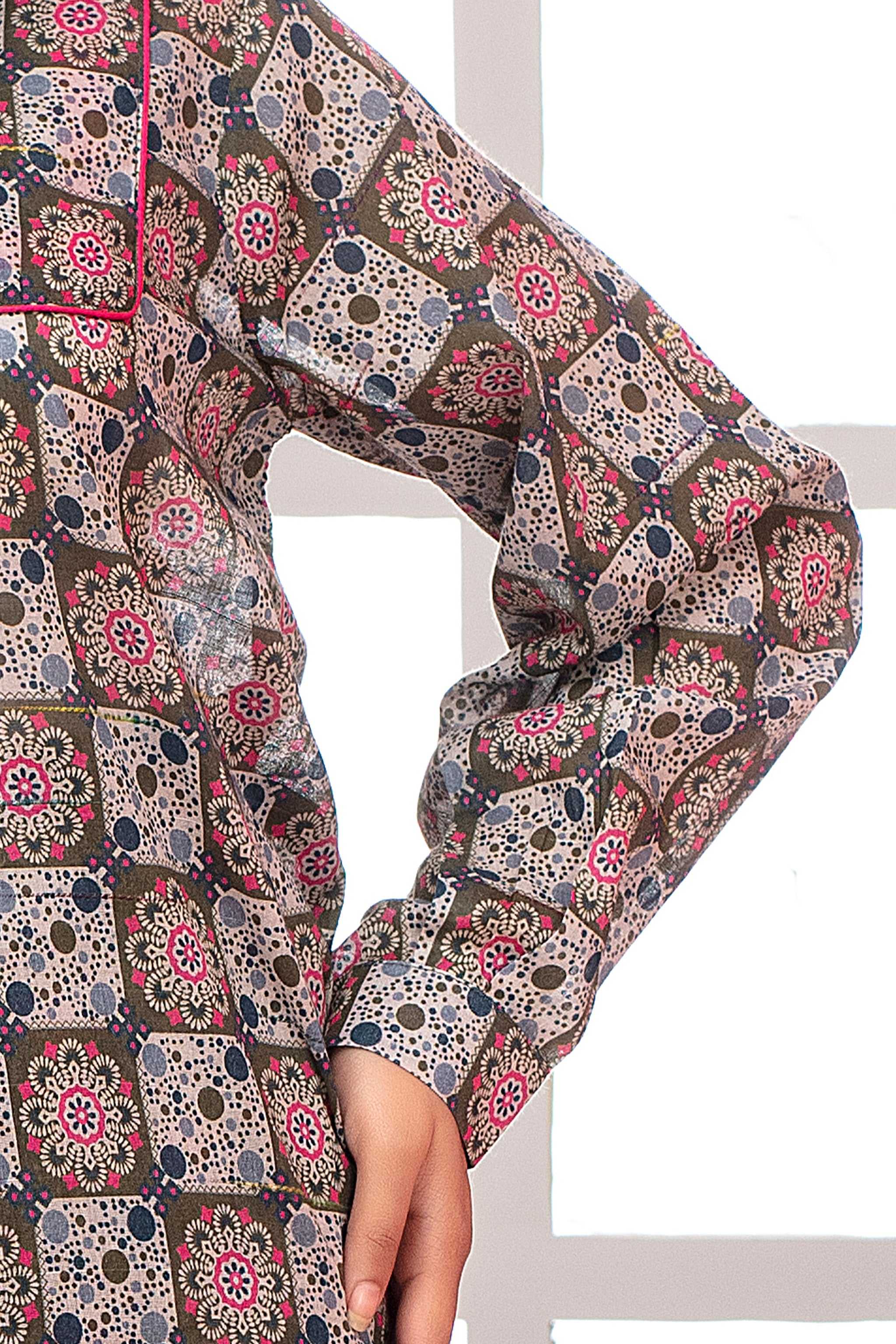 2 Piece Ready To Wear Grey Lawn Suit - ZN-34 - ZAINOOR