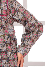 2 Piece Ready To Wear Grey Lawn Suit - ZN-34 - ZAINOOR