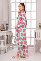 2 Piece Ready To Wear Pink Paisley Viscose Suit - ZN-100 - ZAINOOR