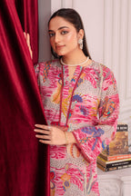 2 Piece Ready To Wear Pink Viscose Suit - ZN-39 - ZAINOOR