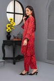 2 Piece Ready To Wear Red Lawn Suit - ZN-21 - ZAINOOR