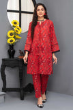 2 Piece Ready To Wear Red Lawn Suit - ZN-21 - ZAINOOR