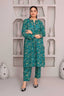 2 Piece Ready To Wear Teal Lawn Suit - ZN-25 - ZAINOOR