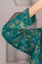 2 Piece Ready To Wear Teal Lawn Suit - ZN-25 - ZAINOOR