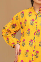 2 Piece Ready To Wear Yellow Viscose Suit - ZN-12 - ZAINOOR