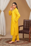 2 Piece Ready To Wear Yellow Viscose Suit - ZN-16 - ZAINOOR