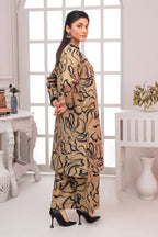 "2 Piece Ready To Wear Brown Cotton Suit - ZN-51 - ZAINOOR"