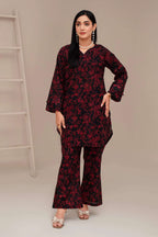"2 Piece Ready To Wear Black Cotton Suit - ZN-118 - ZAINOOR"