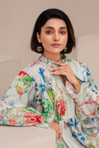 "2 Piece Ready To Wear Pistachio Seersucker Suit - ZN-40 - ZAINOOR"