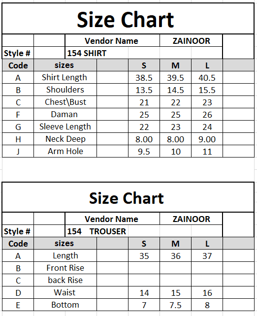 2 Piece Ready To Wear Black Cotton Suit Zainoor